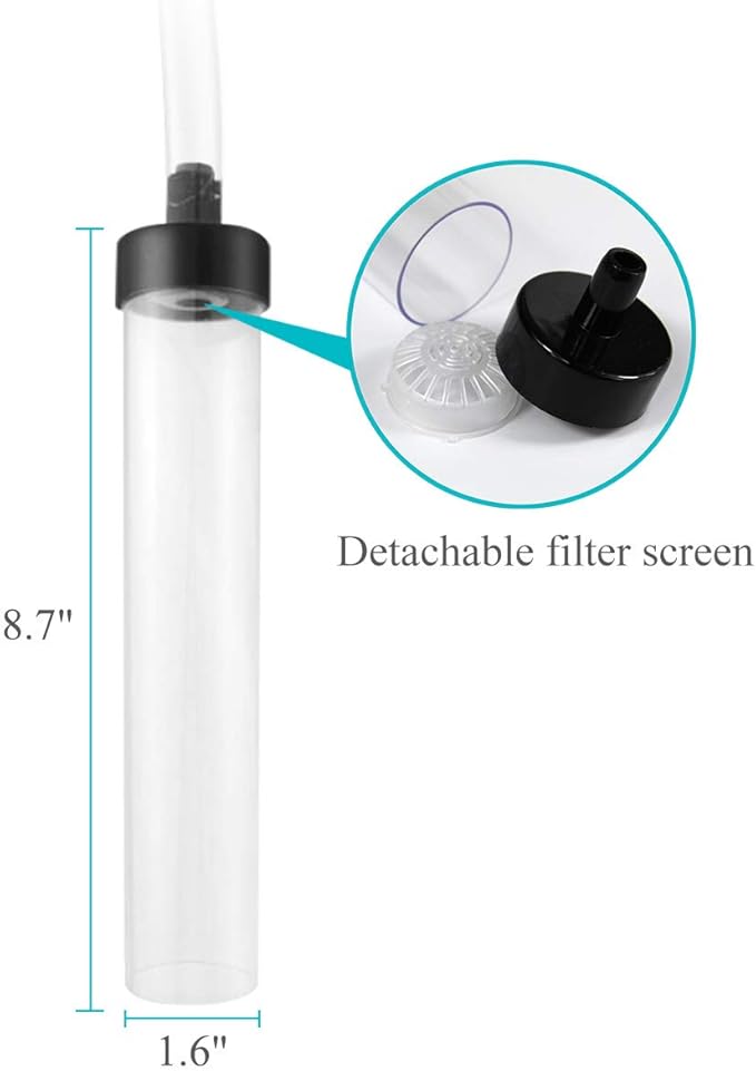 Laifoo 25ft Aquarium Vacuum Gravel Cleaner Fish Tank Cleaner Siphon Water Changer