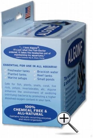 Algone Aquarium Water Clarifier and Nitrate Remover, 6 Filter Pouches