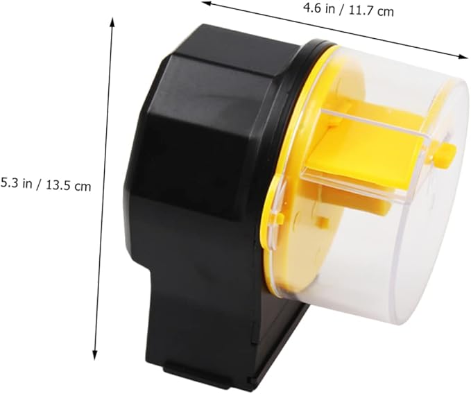 1set Automatic Fish Feeder for Aquariums Timer Battery Operated Capacity Easy to Use for Vacation Feeding Compatible with Pellet and Flake Food