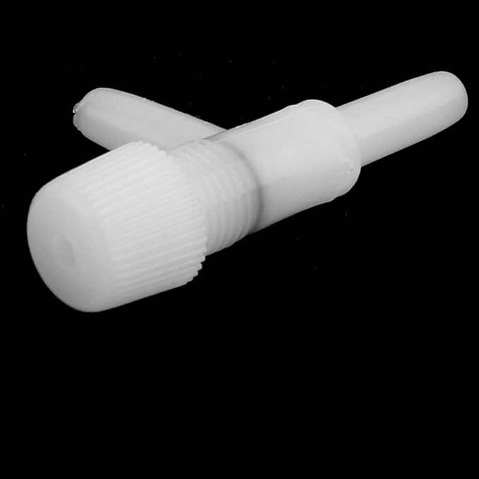 uxcell Aquarium Plastic 2 Way 3mm Inner Dia Air Line Tubing Flow Control Valve 50 Pcs