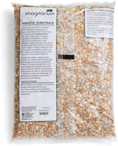 Imagitarium by Petco Aquarium Gravel Substrate Snowy River 20 lbs.