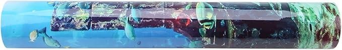 ZJchao PVC Aquarium Background 61 x 30 cm – High-Definition Fish Wallpaper for Freshwater & Saltwater Tanks, & Bubble-, Compatible with Standard Aquarium Sizes