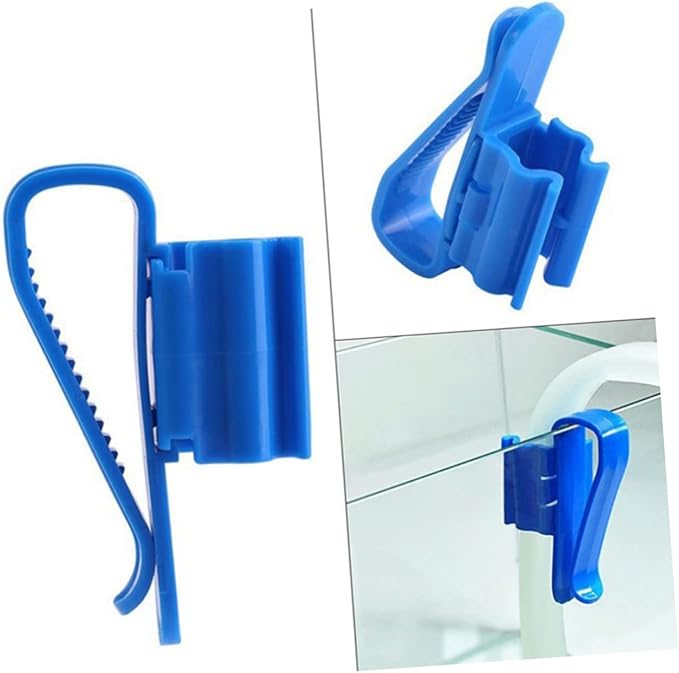Mipcase 2pcs Plastic Fish Tank Aquarium Bucket Hose Holder Clip Bucket for Fish Tank Cleaning Aquarium Filtration Hose Clip Fish Tank Clean Pump Fixing Clamp Aquarium Filtration Hose Clamp