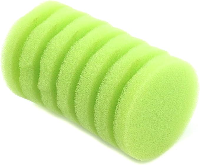 MY MIRONEY 1.89" x 2.99" Replacement Sponge Filter Aquarium Sponge Filter 7-Layer Sponge Filter Green Spare Sponges Pack of 8