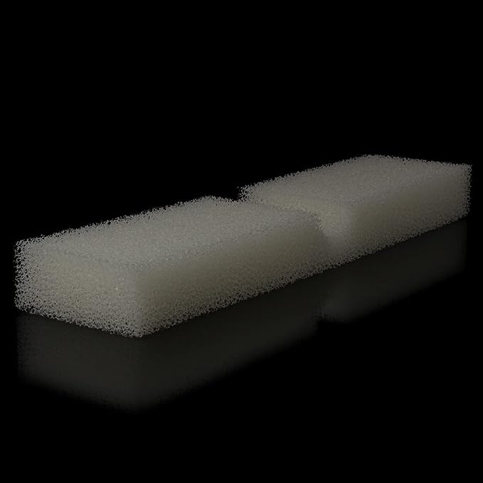 Replacement White Foam Filter Pads Fits Fluval FX4 / FX5 / FX6, Aquarium Bio Sponge Foam Filter Pads (Pack of 12)