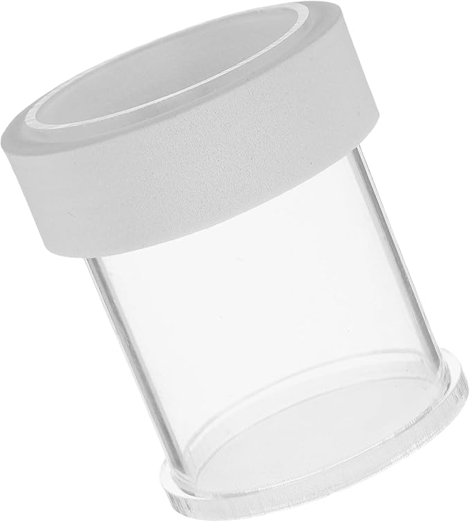 Angoily Aquarium Fish Feeder Floating Feeding Ring Semi-Automatic Shrimp Feeder White Large Fish Tank Accessory for Guppy