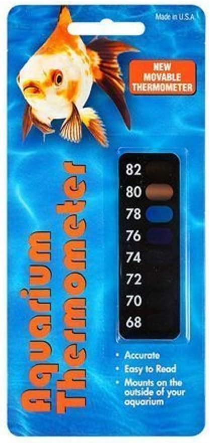43330961: Liquid Crystal Aquarium Thermometer Vertical, Mini