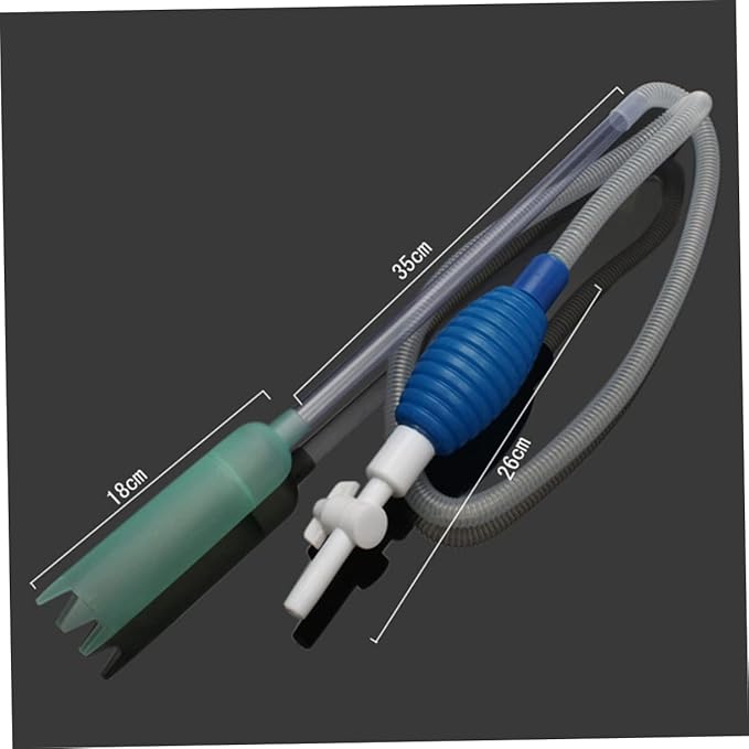 Manual Fish Tank Water Changer 2m Long Aquarium Tool Easy Clean Fish Tank Sand and Water