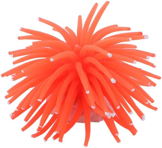 generic Artificial Coral 1Pcs Aquarium Coral Decor for Fish Tank,Artificial Coral Plant, Faux Coral Ornaments,Aquatic Sea Plants 6 Colors(Orange), AM15SD00QCJUS