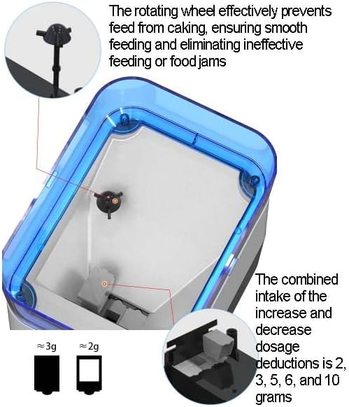2.8L Solar Automatic Fish Feeder WiFi App Controlled Programmable Timer Multi-Power Supply for Outdoor Ponds and Indoor Aquariums