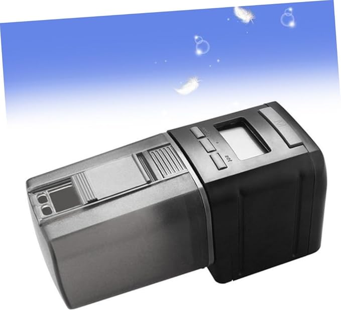 Beavorty Automatic Fish Feeder for Aquarium Tank, Timing Feeder with Abs Material, Battery and USB Powered, Suitable for Pond and Vacation Use