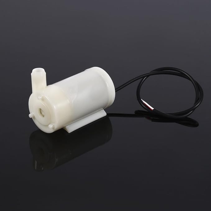 Water Pumps, DC 3-4.5V 100L/H Mini Micro Submersible Motor Pump Water Pumps Low Noise for Fish Fountain Aquarium(JT-DC3W Horizontal)