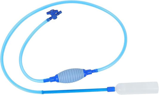 Aquarium Gravel and Water Changer Tool Large Blue Sturdy Siphon Sand Washing Equipment for Fish Tank Cleaning and Maintenance