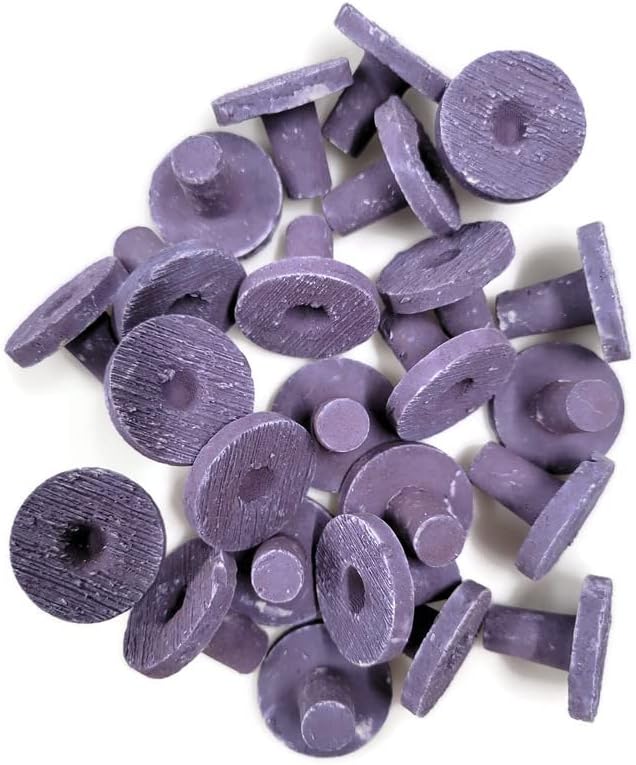 NextGen Reefs® 1" Ceramic Coralline Purple Coral Frag Plugs 25pc