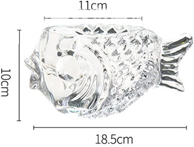 Fish Glass Bowl Multipurpose Living Room Turtle Tank Office Decoration Craft Ornaments Hydroponic Plant Utensils for Office,Living Room,Party,Restaurant