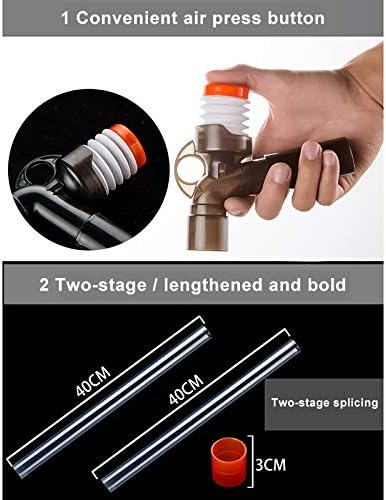 Aquarium Fish Tank Manual Siphon Water Change Sand Washing Device Cleaning Tool