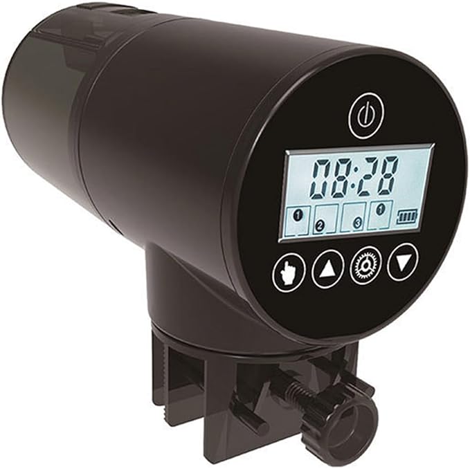 Automatic Fishes Food Dispenser for Aquariums Tanks with Rechargeable Timers Vacation Control Regulable Fishes Food Dispenser