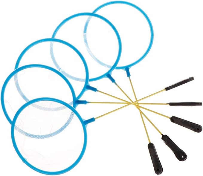 5 Pieces Aquarium Fish Net Mini 4 Inches for Etra Fine Mesh Durable Strong and fe for Fishing Small Fish Shrimp