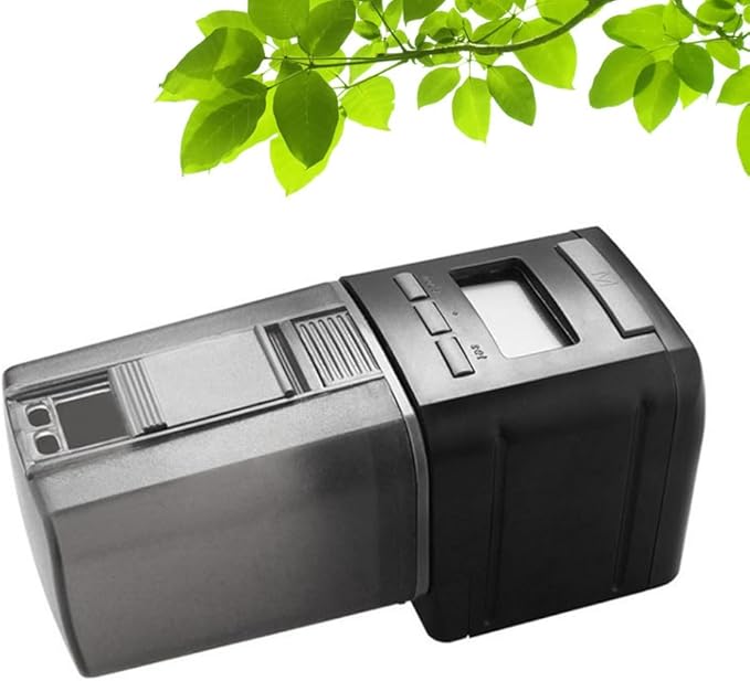 TOYANDONA Automatic Fish Feeder Aquarium Timing Feeder Abs Material for Fish Tanks and Outdoor Aquatic Pets