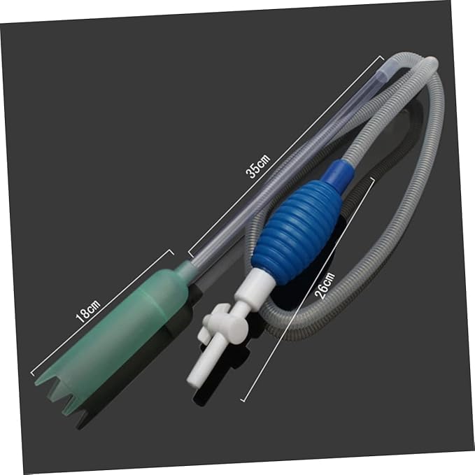 2m Fish Tank Water Changer Manual Sand Washer Pump Effortless Aquarium Cleaning Tool for Daily Maintenance and Routine Water Changes