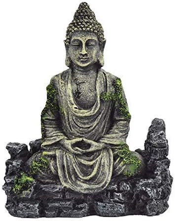 OMEM Fish Tank Decorations Buddha Statue Aquarium Ornaments