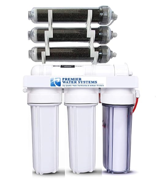 7 Stage | 0ppm RO/DI Aquarium Reef Reverse Osmosis Deionization Water Filter System | 50 GPD | 0 PPM
