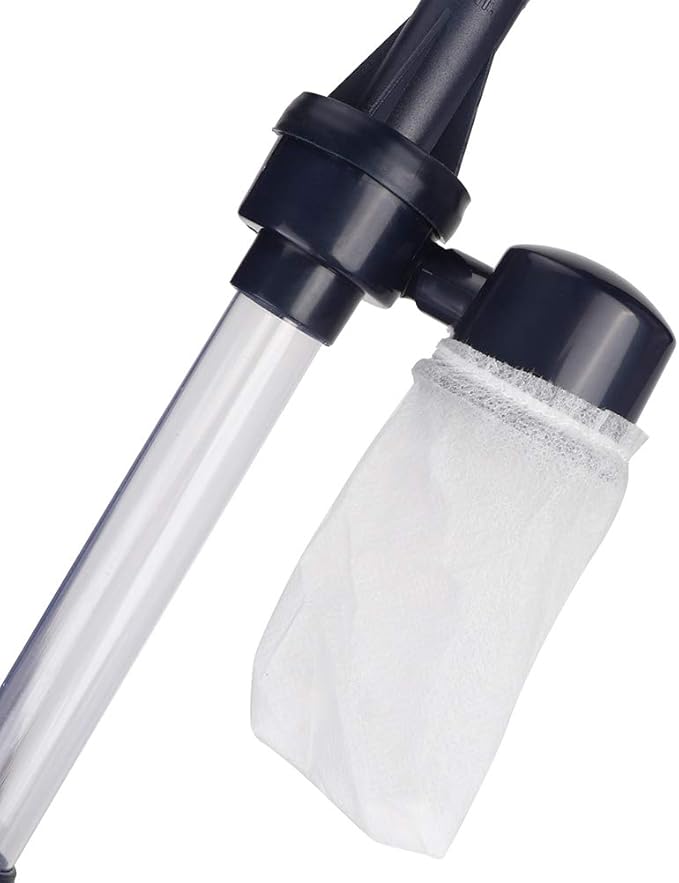 Electric Fish Tank Aquarium Gravel Cleaner Vacuum Sand Washer Cleaning Pump Device Multi Functional Water Changer Filter Suction Fish Waste for Aquarium Maintenance ABS Material