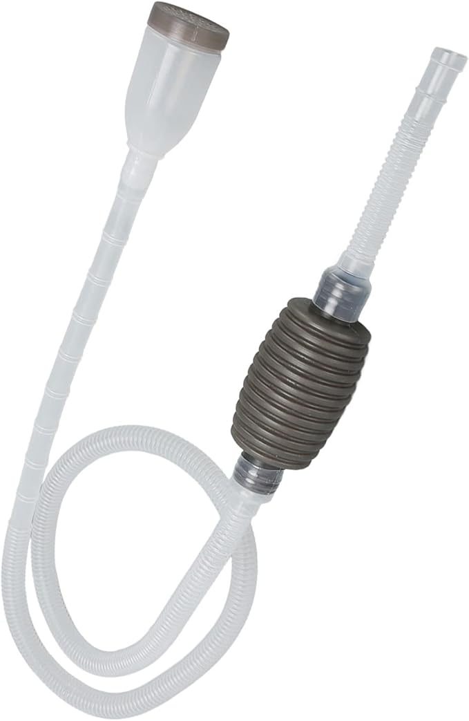 Fish Tank Siphon Safety Aquarium Gravel Syphon Filter Manual Water Changer for Cleaning Gravel and Sand