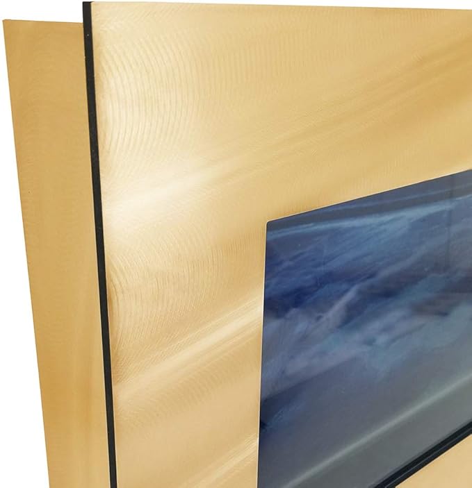 Aussie Aquariums AA-Skyline-BGOLD 2.0 Wall Mounted Aquarium Brushed Gold