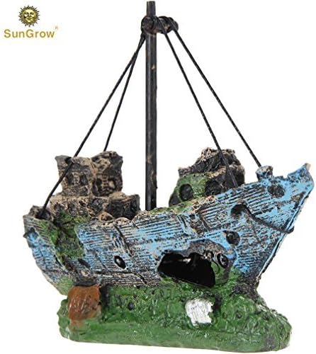 SunGrow Shipwreck for Betta Fish