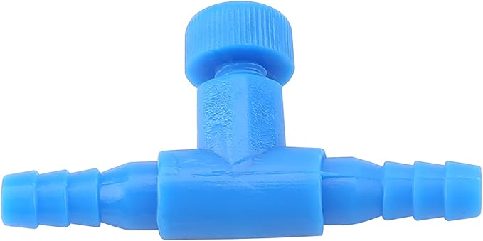 10Pcs 3 Way Aquarium Air Pump Control Valves Plastic Fish Airflow Control Valves Aquarium T-shape Inline Tubing Connectors