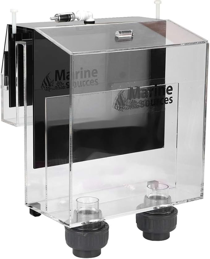 Zerodis Aquarium Water Cycle Box, Acrylic Hang On Fish Water Siphon Air Pumps for Recycled Water and Increase Oxygen, Filtration Water No Noise Fish Filter