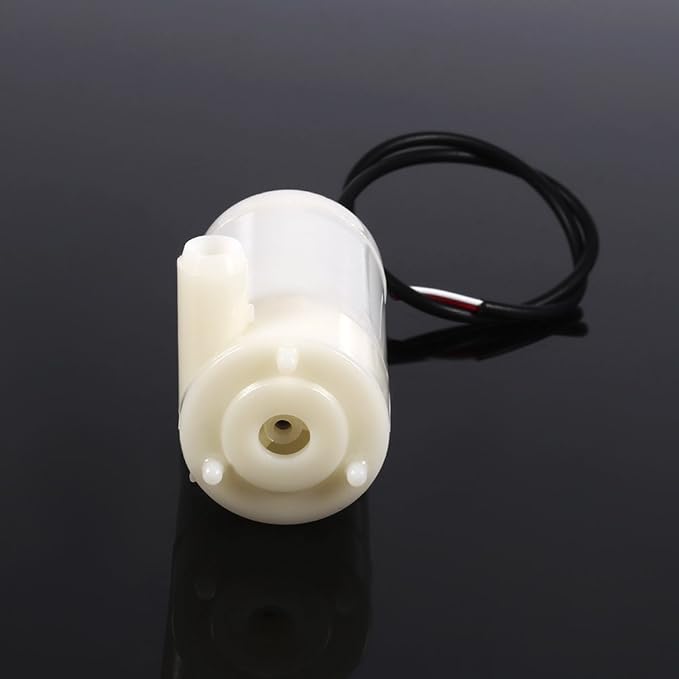 Water Pumps, DC 3-4.5V 100L/H Mini Micro Submersible Motor Pump Water Pumps Low Noise for Fish Fountain Aquarium(JT-DC3W Horizontal)