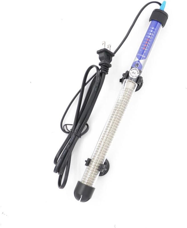CNZ EH-300W 300W Aquarium Glass Submersible Heater, 2-Pack