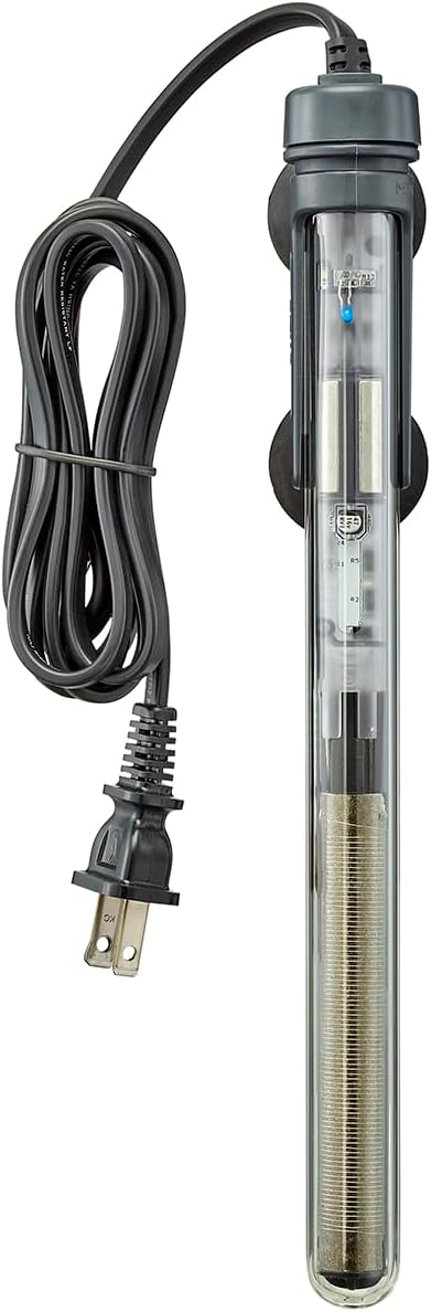 AquaReady 100w Preset Aquarium Heater - Submersible Fish Tank Heater for Freshwater & Saltwater Aquariums, Reliable & Energy Efficient, Compact Design for 20-35 Gallon Tanks