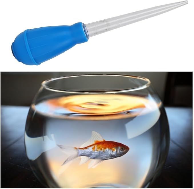 30ml Plastic Aquarium Gravel Cleaner Tool Leak-Proof Design Siphon Dropper for Fish Tank Water Change & Sand Cleaning