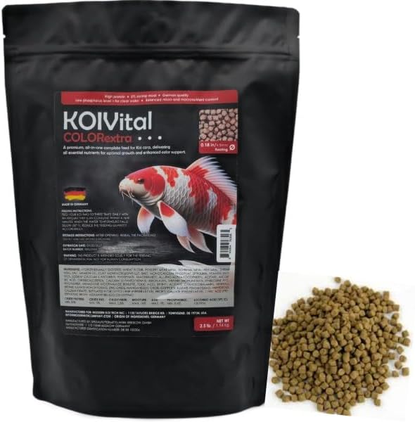 Color Extra Swim Koi Food (1 Pack 2.5lb)