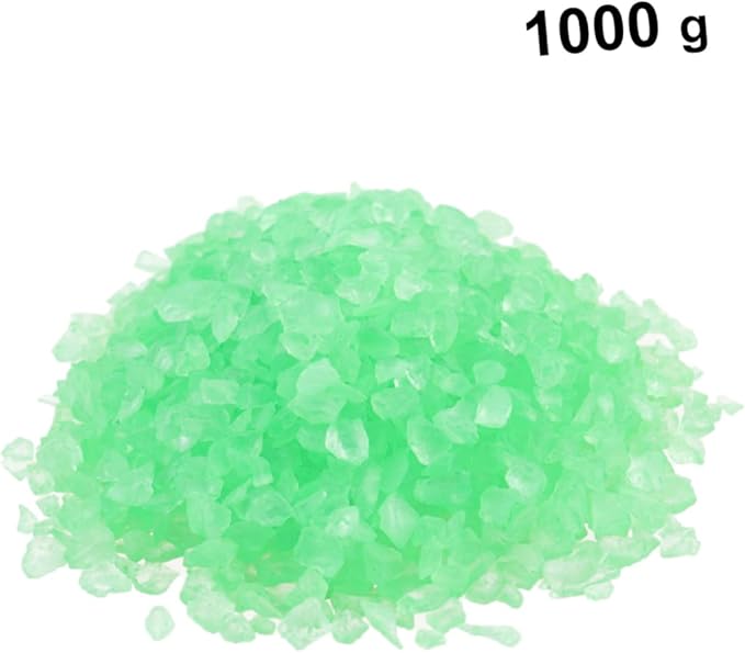 Ciieeo 2pcs Glass Decorative Sand for Micro Landscape and Aquariums Green Sand for Fish Tanks Flowerpots and Glassware Decor