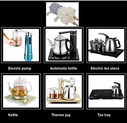 Heyiarbeit 5-12V Electric Diaphragm Pump Water Pumps Self Priming 1.5-2L/Min DC Diaphragm Pump 7mm+JST for Tea Machine Aquarium Water Cooling Fish Tank 1PCS
