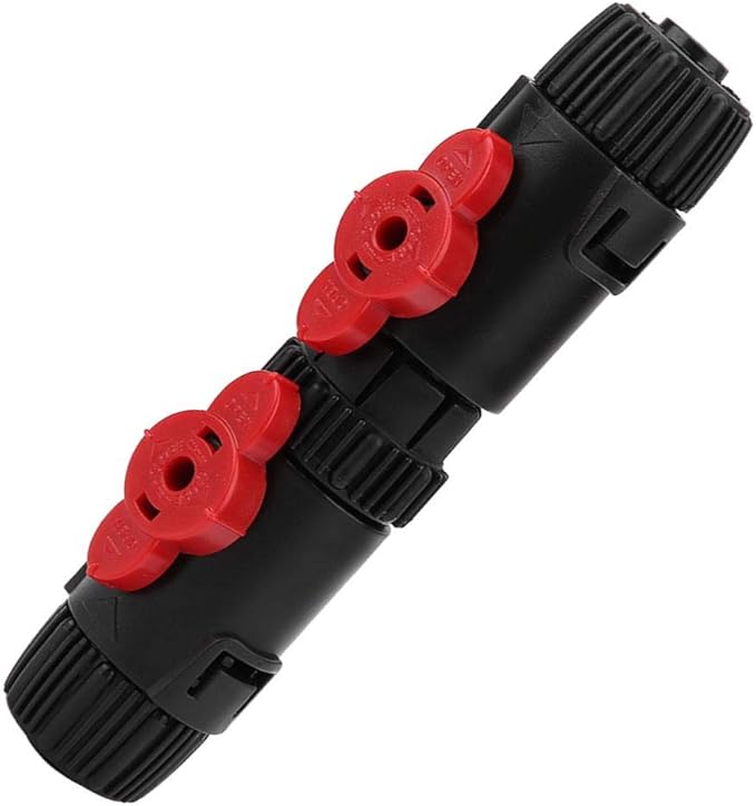 Aquarium Connector Adapter Fish Hose Pipe Quick Release Connector Water Control Valve Connector Adapter Aquarium Filter Connector(12-16mm)