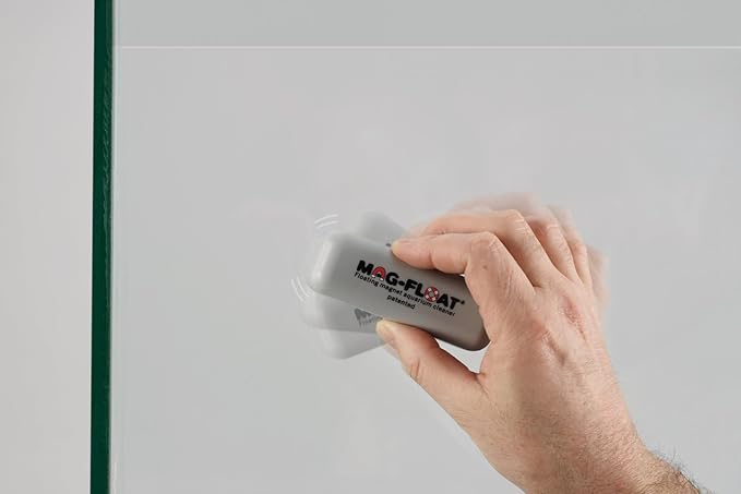 Mag-Float Mini 25 Cleaner for Glass & Acrylic Tanks| Magfloat Magnetic Betta Fish Tank Cleaner | Magnet Cleaning Tool for Aquarium Scrubber Brush Cleaning Tool