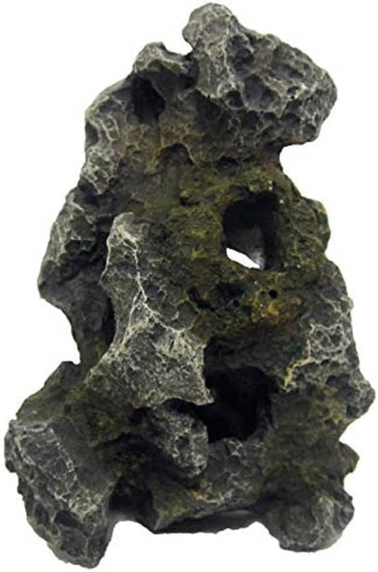 Amtra Wave Gallura Vertical Stone Decorative Rock, Small, Grey