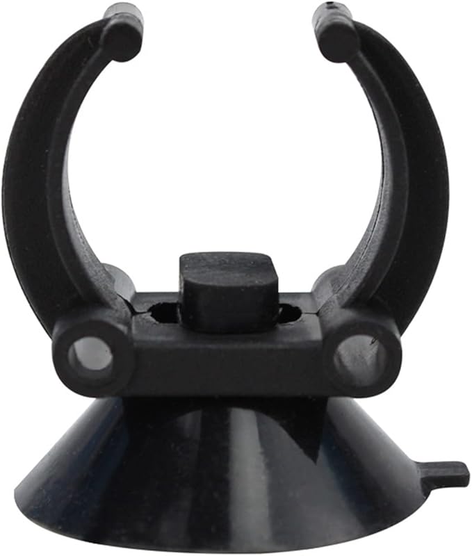 Heater Suction Cups for Aquarium Heaters Sucker with Clip Hose Tube Holders Clamps for Fish for Tank Accessories Easy to Aquarium Heater Suction Cups with Clips, Black