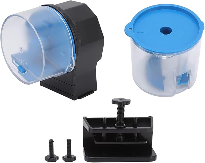 Jerys Automatic Fish Feeder, Automatic Fish Food Dispenser Keeps Food and Dry for Aquarium Daily