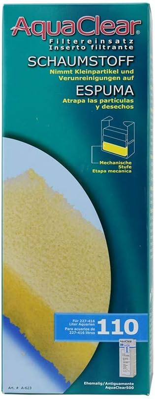 AquaClear Aqua Clear A623 Foam Insert , White,110