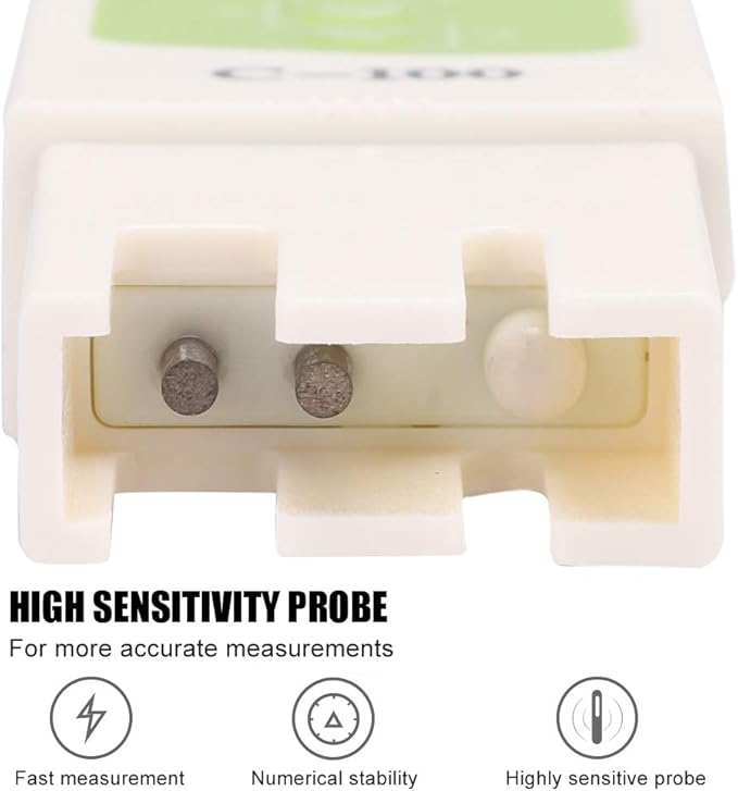 Digital Salinity Tester, 5-in-1 Multifunction Water Quality Meter for Saltwater Aquariums, Pools, and Koi Fish Ponds, Backlit Display