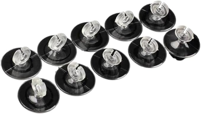 20Pcs Black Aquarium Suction Cup, Cup Holder Sucker Tube Sucker Clear Airline Tube Clips Holders Clamps for Fish Tank Tubing Aquarium Air Pump Accessories, Aquarium Pumps and Filters