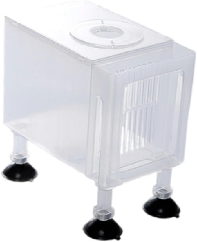 Aquarium Filter Box Protector Household Pump Case Universal Fountain Water Pump Case Sand Prevention Accessory Skimmer Box, Large White