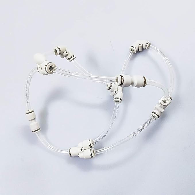 Aquarium CO2 Proof Tubing and Quick Connect Fittings CO2 System Improving Kit