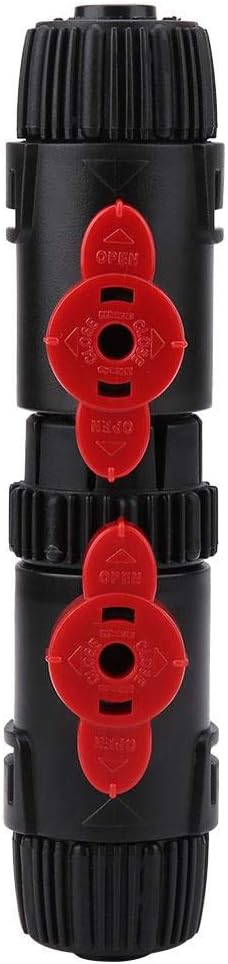 Aquarium Connector Adapter Fish Hose Pipe Quick Release Connector Water Control Valve Connector Adapter Aquarium Filter Connector(12-16mm)